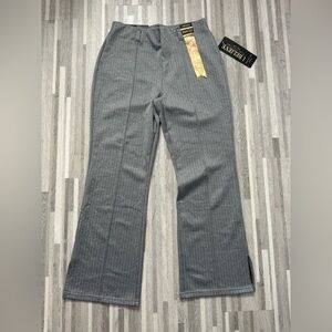 I Believe dress pants, grey striped, size XL